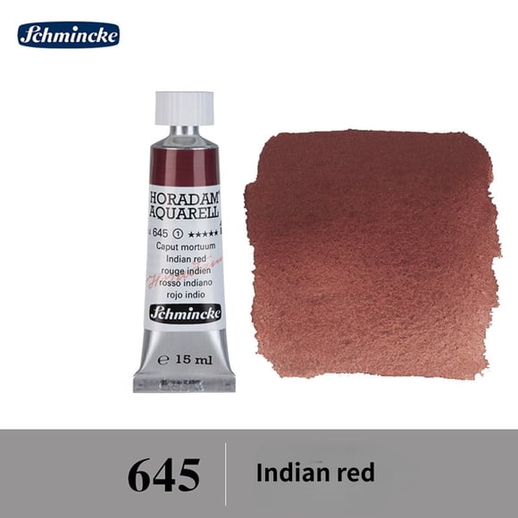 Schmincke Gouache, Rouge Indien, 15 ml, Gouache la Plus Fine, Plus Haute Concentration de Pigments, Luminosité et Profondeur de la Couleur