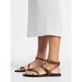 thumbnail image 2 of No Boundaries Strappy Flat Sandals, Women's, 2 of 7