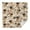 Pug and Footprint, variant on Shibainu and Love Square Tablecloth,Waterproof Square Table Cover,Wipeable Spillproof Washable Table Cover for Home Kitchen Party Decor 42"X42"(107x107cm)