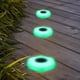 thumbnail image 3 of Lámpara de pie solar para jardín, patio, exterior, redonda, iluminación de carretera, luces de ambiente, lámpara montada, 3 of 4