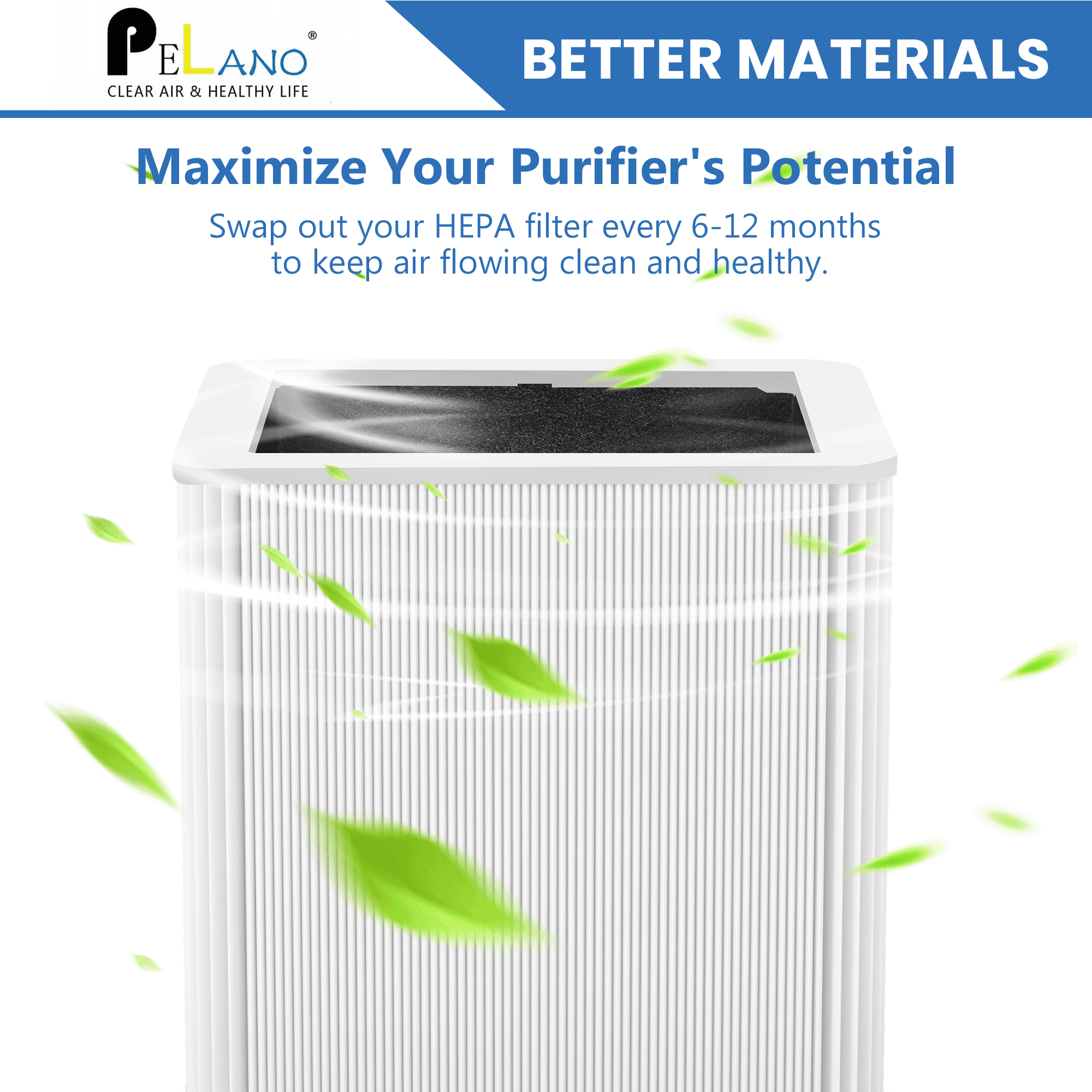 211+ Replacement Filter Compatible with 211+ Air Purifier, 2-Stage Filtration System of H13 True Filter and Activated Carbon Filter, White, 2 Pack