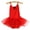 Red, variant on Girls Ballet Tutu Skirted Leotards Cross Straps Camisole Dance Dress Ballerina Outfit for Girls Toddler Dance Performance, 3-12 Years