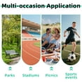 thumbnail image 3 of OUTMASTER Folding Stadium Bleacher Seat with Back Support & Cushion.(2PC), 3 of 9