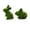 2PCS-#026, variant on Green Bubble Flocking Simulation Three Dimensional Moss Craftwork Ornament Gardening Decoration