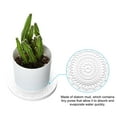 thumbnail image 4 of Uxcell 4 Inch Absorbent Diatomaceous Coaster, Instant Dry Drip Tray for Indoors, White 2Pcs, 4 of 5