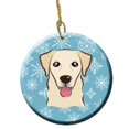 thumbnail image 1 of Snowflake Golden Retriever Ceramic Ornament, 1 of 1