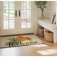 thumbnail image 5 of Fall Pumpkins Decoration Door Mats Outdoor Entrance Home, Welcome Autumn Colorful Front Doormat Rug Rubber Non-Slip Inside Entrance Floor Mat 17 x 29 Inch DM164, 5 of 6