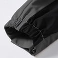 thumbnail image 6 of Women Color Block Hooded Windbreaker Full Zip Cropped Outdoor Jacket Elastic Cuff Pocketed Lightweight Fall Windproof Coat, 6 of 6