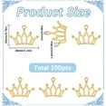 thumbnail image 2 of 100Pcs Tibetan Style Alloy Pendants with Crown Charms Golden 20x29x1.5mm Hole: 2mm, 2 of 5