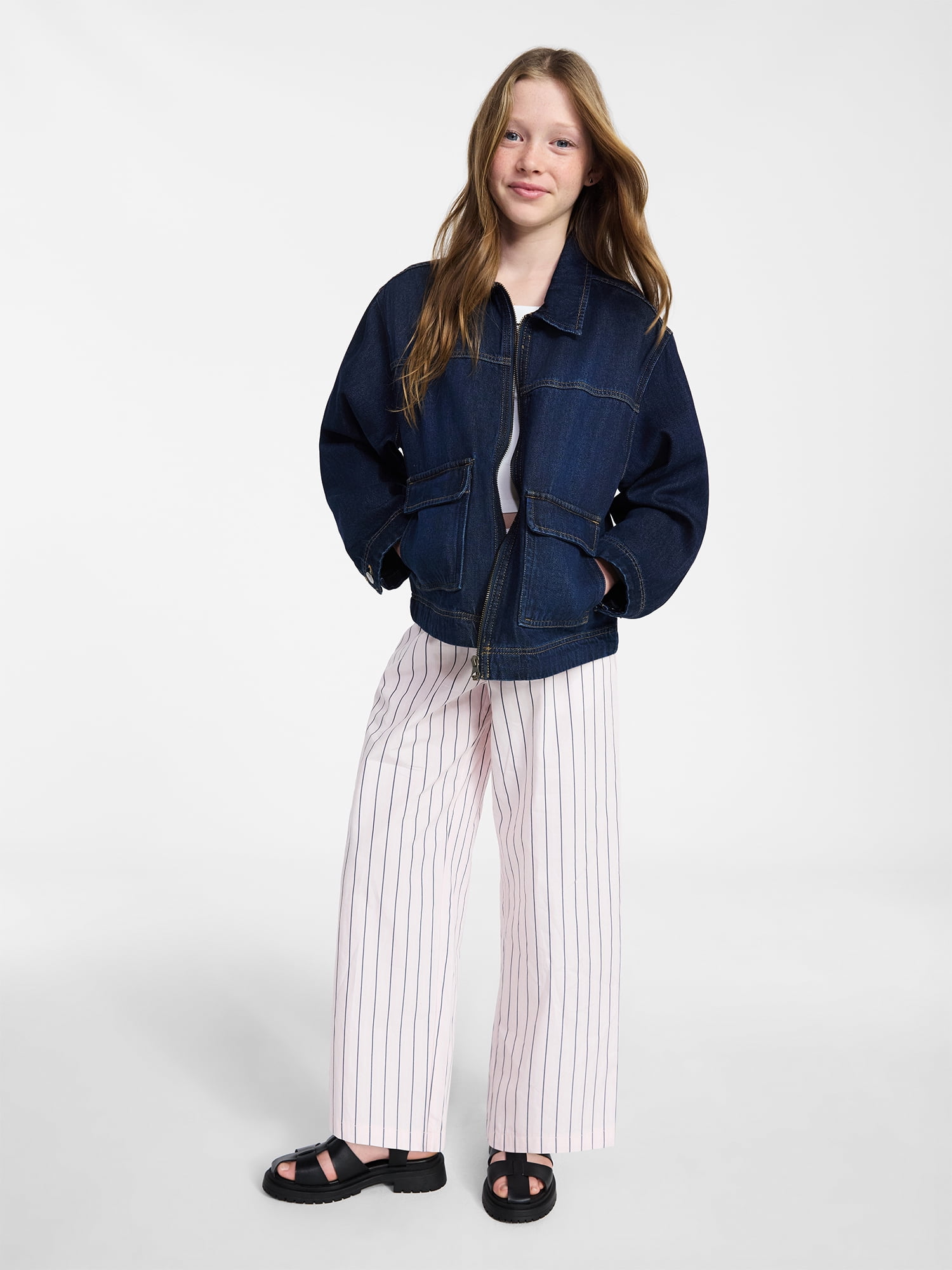 Weekend Academy Girls Dad Jacket, Sizes 4-18