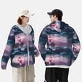 thumbnail image 4 of Fotbe lighthouse Waves Torrential Rain Chaqueta con Protección Solar UPF 50+ para Hombre y Mujer, Camisa con Capucha y Bolsillos-Medium, 4 of 7