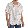 thumbnail image 2 of Kdxio Men's Hawaiian Shirt for Men Short Sleeve Shirt Rabbit Forest Summer Casual Holiday Beach Button Down T-Shirts, 2 of 7