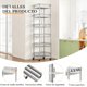 thumbnail image 4 of Estante Organizador de 6 Niveles con Cestas y Ruedas - Estantería Metálica Multiusos Ajustable para Cocina, Baño, Almacenamiento - Incluye Cestas y Ruedas Giratorias (Plata), 4 of 4