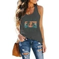 thumbnail image 2 of DHFJKG Women's Summer T Shirt Loose Fit Tank Top Sleeveless Crewneck Graphic Tunic Streetwear Versatile Tops, 2 of 3