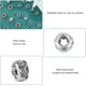 thumbnail image 5 of 60 cuentas espaciadoras de diamantes de imitación de 3 tamaños, de latón, de colores variados, redondas y sueltas, para collares, pulseras y bisutería, de 8 mm y 12 mm., 5 of 7