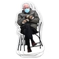 thumbnail image 2 of Bernie Sanders with Mittens | 3" Gloss Vinyl Sticker, 2 of 2