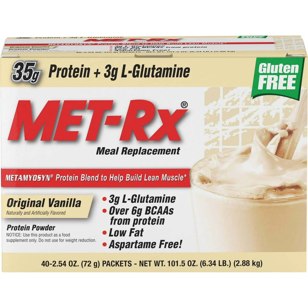 METRxOriginal Meal Replacement, Original VanillaMeal Replacement Protein PowderGluten