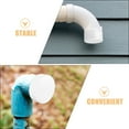 thumbnail image 2 of Shisuyan PVC Pipe Cap Water Pipe Cap PVC Pipe Plug Replacement Pipe End Cap Plug PVC Tube End Cap Fitting Practical Pipe End Cap Plug Adapter, 2 of 8