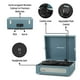 thumbnail image 3 of Crosley CR8017B-WB Voyager Vintage Tocadiscos de vinilo portátil con entrada/salida Bluetooth y altavoces integrados, azul lavado, 3 of 5
