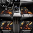 thumbnail image 6 of Sikiie Starry Night Cat Guitarist Car Foot Mat Set of 4 Pieces Basics Universal Fit Rubber Carpet Floor Mats For Car SUV Van & Truck, 26.8"L x 17.3"W (Front), 13"L x 17.3"W(Rear), 6 of 6