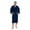 Navy Blue, variant on 100% Turkish Cotton Men and Women Premium Terry Kimono Bathrobe Made in Turkey (White, One Size)