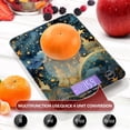 thumbnail image 5 of Stars and Moon in Starry Sky Food Scale Digital Kitchen Scale Waterproof Tempered Glass Tare Function 11 lb for Baking Cooking Meal Prep, 5 of 7