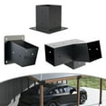 thumbnail image 5 of Slanted Roof Pergola Brackets Wall Mount With Hardware For 4x4 Inch Porch Gazebo Garden Supplies, 5 of 7