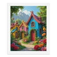 thumbnail image 5 of Paint By Numbers Kit for Adults Beginner - DIY Colorful Cottage Village Garden Canvas Painting Kits for Adults, Frameless Paint By Number for Adults for Home Wall Decor 16x20 Inch, 5 of 7