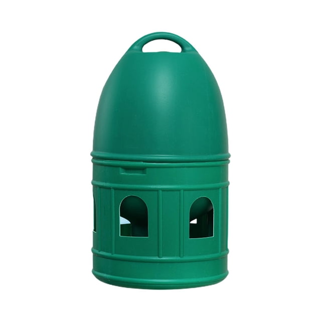Methold Dispensador de agua para palomas, bebedero para pájaros de gran capacidad para periquitos Suministros de alimentación y agua para mascotas Verde 10L