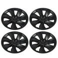 thumbnail image 2 of Protecteur de Jante de Roue, 4pcs Hubcaps Mat Noir Roue Hubcap Jante Couvercle de Roue Hubcap Qualité, Vous Pouvez Faire Confiance, 2 of 7