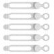 thumbnail image 4 of ER 10 paquetes de bridas de silicona para cables, bridas reutilizables para cables en varios colores, organizador de cables de almacenamiento de cables de datos, bridas para cables de silicona oso de fresa Electrónica, 4 of 5