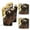 chudan-2OLKJ, variant on Raccoon Playing Guitar Oven Mitts And Pot Holders Sets of 4 Oven Gloves Set Potholders for Kitchen Cooking Baking Grilling Anti Scald Hot Pads And Heat Resistant