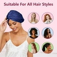 thumbnail image 5 of Shampoo And Conditioner for Thin Hair Tweaked by Nature 1PC Adjustable Silk Satin Hair Bonnet For Sleeping Double Layer Hair Wrap Sleep Cap Turban For Women Men Curly Straight Hair Long Large Braid, 5 of 5