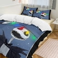 thumbnail image 2 of The Nightmare Before Christmas Long Thread Comfort Soft Zipper Closure Functional Fit Bedding Duvet Cover Sets for Restful Sleep, 2 of 5