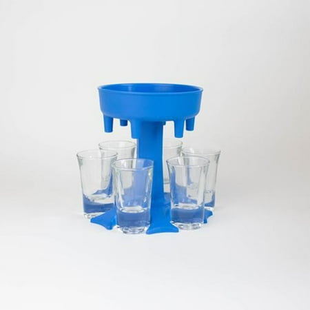 

Plastic Dispenser 6 Shots Plastic Holder Wine Pourers Whiskey Beer Dispenser Rack Bar Accessories Home Party Games Drinking Tools