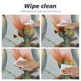 thumbnail image 4 of CMMY  Round Fitted Tablecloth Art Flower Floral Birds Table Cloth with Elastic Edged Waterproof Wipeable Round Table Cover for Patio Parties Outdoor Decor White, 4 of 7