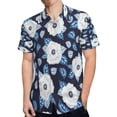 thumbnail image 4 of High Quality Hawaiian Shirts for Men Short Sleeve Aloha Beach Shirt Floral Summer Casual Button Down Shirts Blouses 6U3FWH, 4 of 7