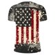 thumbnail image 4 of Camisetas de Cuello de la Tripulación de los Hombres de Poliéster Impreso en Seco Rápido, Cuello Redondo de Corte 3D para Gimnasio, Carrera, Ciclismo Y Desgaste Informal, 4 of 5