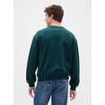 thumbnail image 2 of Sudadera GAP con Logo, Cuello Redondo, forro polar, Verde Tropical, Talla L, 2 of 4