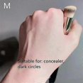 thumbnail image 4 of Angled Synthetic Makeup Brush for Foundation, Concealer, and Bronzer Application Removes Dark Circles Eye Beauty Tool for Liquid and Cream Products, 4 of 5