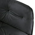 thumbnail image 6 of Ivinta Tufted Dining Chairs Set of 2 with Gold Plated Leg, Velvet Arm Chair with Padded Seat for Living Room, 6 of 8