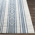 thumbnail image 5 of Mark&Day Outdoor Rugs, 3x10 Aerdt Global Indoor/Outdoor Pale Blue Runner Area Rug, Non Shedding Blue White Carpet for Patio, Porch, Deck, Bedroom, Living Room or Kitchen (2'7" x 10' Runner), 5 of 6