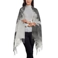 thumbnail image 2 of Rateoe Heroic Lion Encounter Women's Traditional Scarf Wrap Tassel Shawl Fringes Neck Head Shawl Retro Scarf, 2 of 8