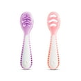thumbnail image 4 of Munchkin® Gentle Dip™ Multistage First Infant Spoons, Pink/Purple, Unisex, 3 Pack, 4 of 9