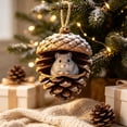 thumbnail image 6 of Kbndieu Forest Animal Christmas Acorn Ornaments, Woodland Animal Ornaments for Tree, Christmas Tree Hanging Decorations for Animal Lovers & Home Holiday Decor, 6 of 7