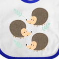 thumbnail image 4 of Inktastic Hedgehog for Girls Girls Baby Bib, 4 of 4