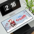 thumbnail image 3 of Hello Winter Persian Smiling in Red Scarf Hat Welcome Christmas Desk Mat Full Keyboard Mouse Pad Cat Lover Kitten Owner Gifts Large Mousepad - 00017, 3 of 5