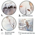 thumbnail image 3 of Designart "Snow Owl'S Enchanted Forest" Snow Floater Framed Wall Art Prints, 3 of 5