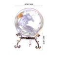 thumbnail image 3 of weibbin Engraved Decorative Crystal Sphere Decorative Quartz Glass Ball, Model Astronomy Sphere, Paperweight Crystal Display Sculpture Home Decor Crafts for Kids Friends, 3 of 6