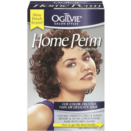 Ogilvie Salon Styles The Original For Color-Treated Thin Or Delicate Hair Home Perm 1 Ct (Best Perm For Thin Hair)